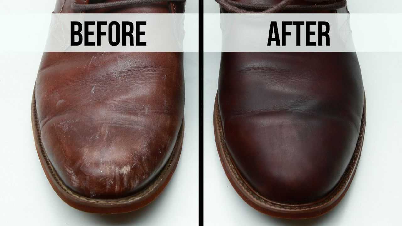 Как убрать царапины с кожаной обуви дома (проверенные способы)