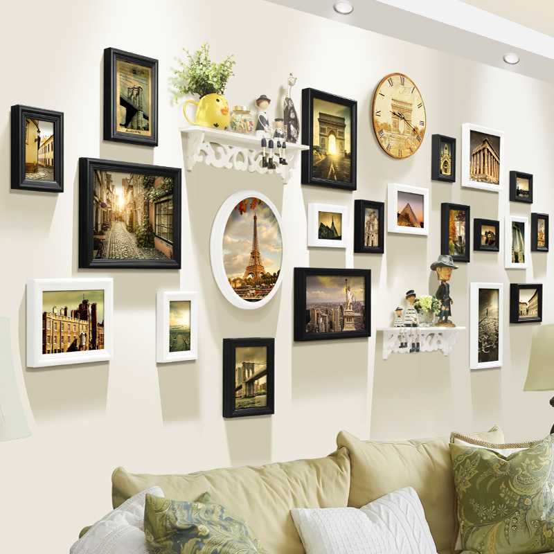 Фотографии в интерьере квартиры украшают пустующие стены и выглядят как достойный элемент декора Необычные идеи оформления снимков в интерьере