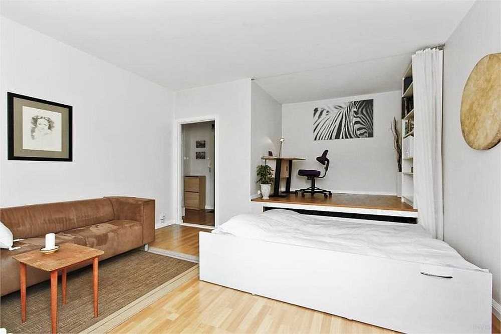 Варианты расстановки мебели в однокомнатной квартире, советы дизайнеров