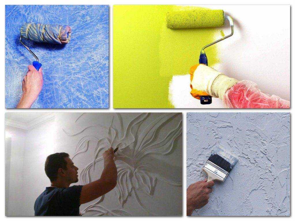 👷фактурная краска для стен: станет ли она достойной заменой одноимённой штукатурки