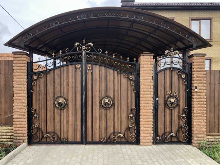 Типы ворот для частного дома, материалы изготовления Как красиво сочетать ворота и забор