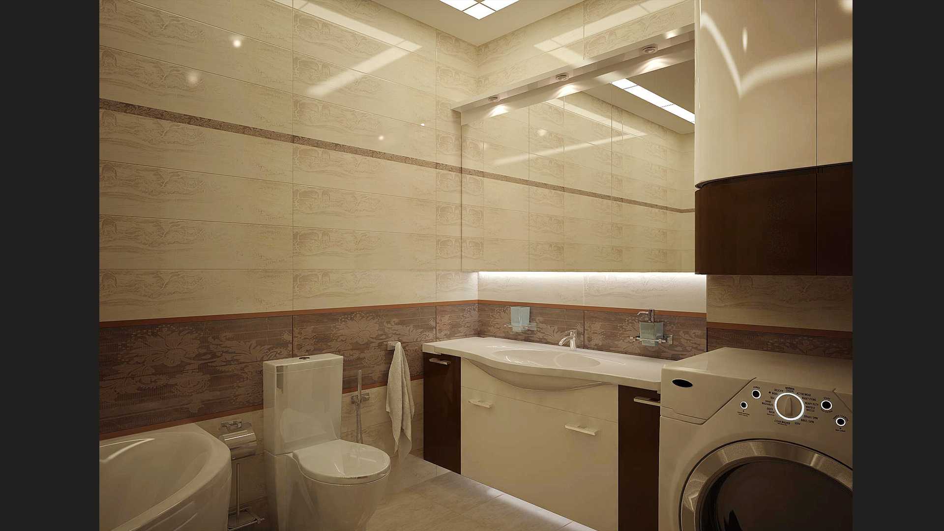 Маленькая ванная комната - современный дизайн и правила украшения маленькой ванной (170 фото)