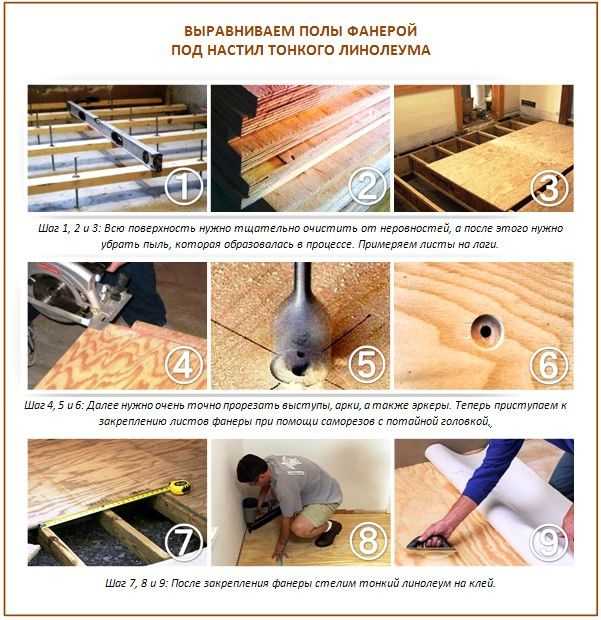 Как постелить линолеум на деревянный пол | советы по ремонту