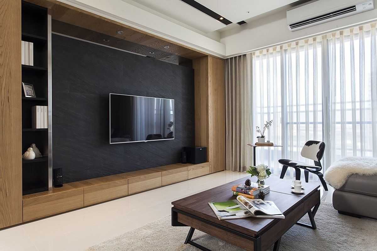 17 красивых идей дизайна стены с телевизором