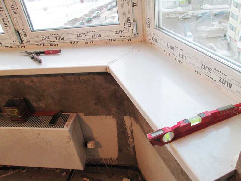 Подоконники из бетона своими руками: пошаговая инструкция монтажа бетонного подоконника