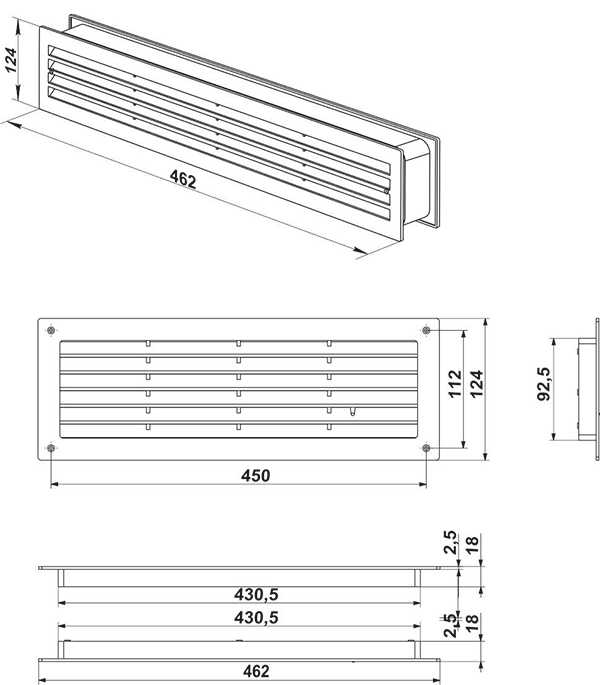 Вентиляция фронтона: метод аэрации + как сделать вентиляционные решетки