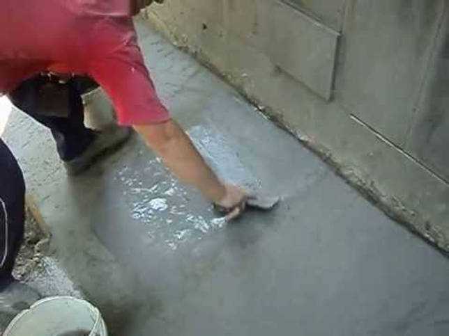 Железнение бетона своими руками: состав, пропорции смеси