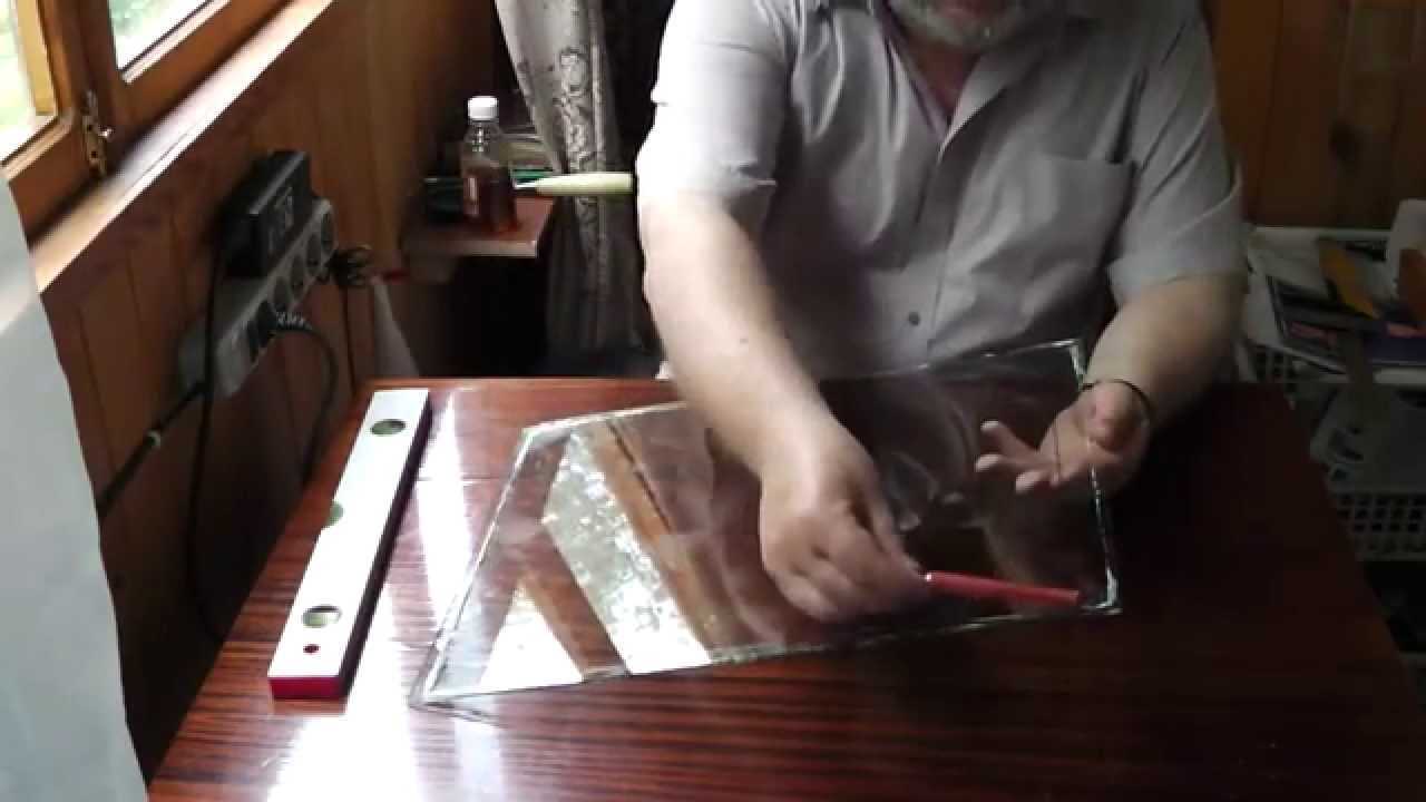 Как правильно резать стекло в домашних условиях со стеклорезом и без (видео)