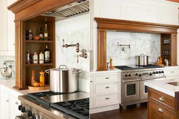Полки для кухни - 58 фото вариантов замены шкафов и антресолейкухня — вкус комфорта