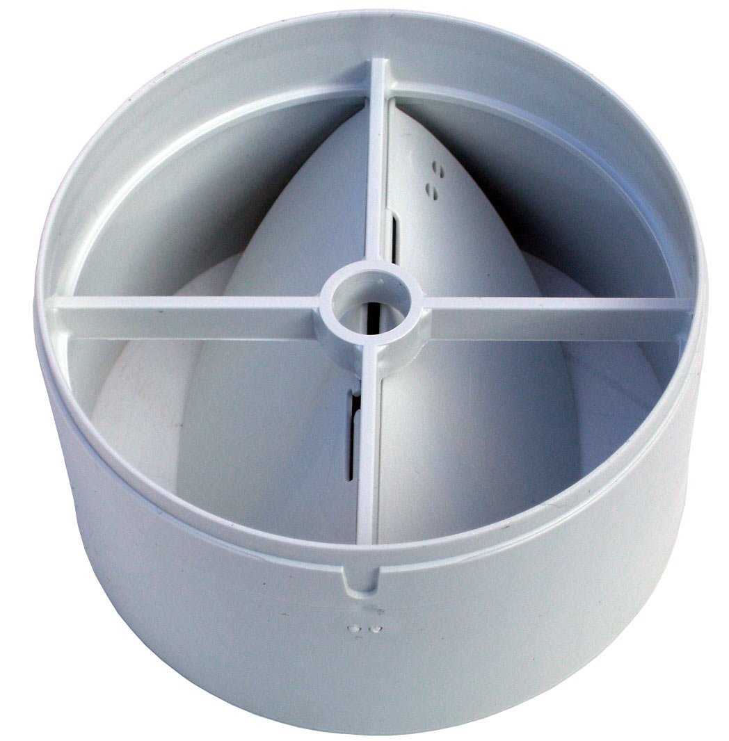 Клапан приточно-вытяжной вентиляции в стене