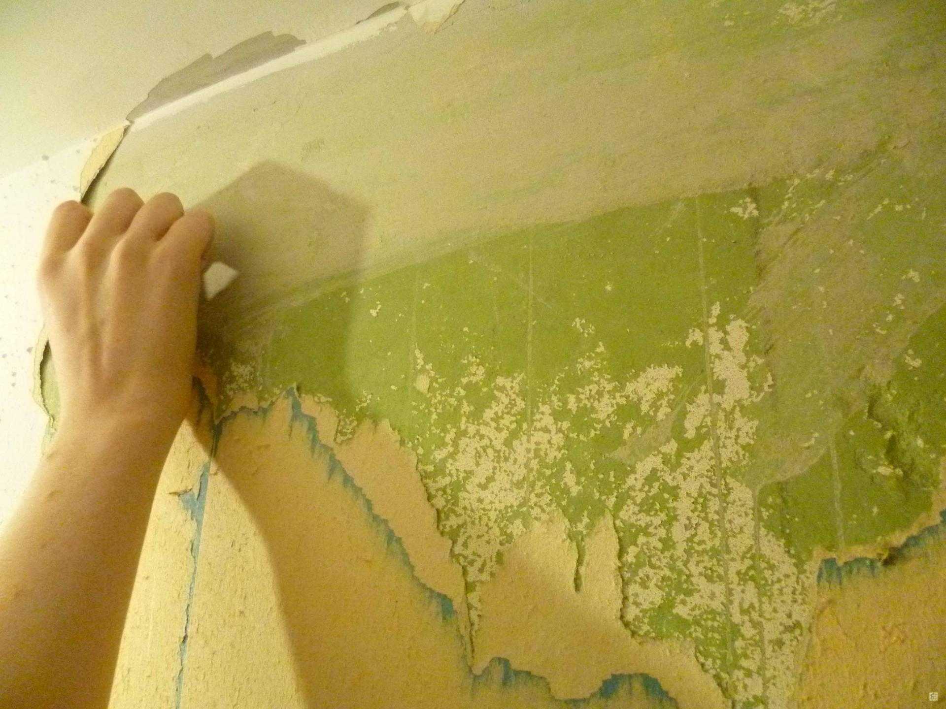 Как снять старую краску с потолка своими руками | в мире краски