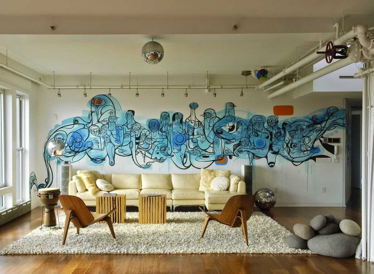 Рисунки на стенах — 75 фото лучших идей для современной квартиры — строительный портал — strojka-gid.ru