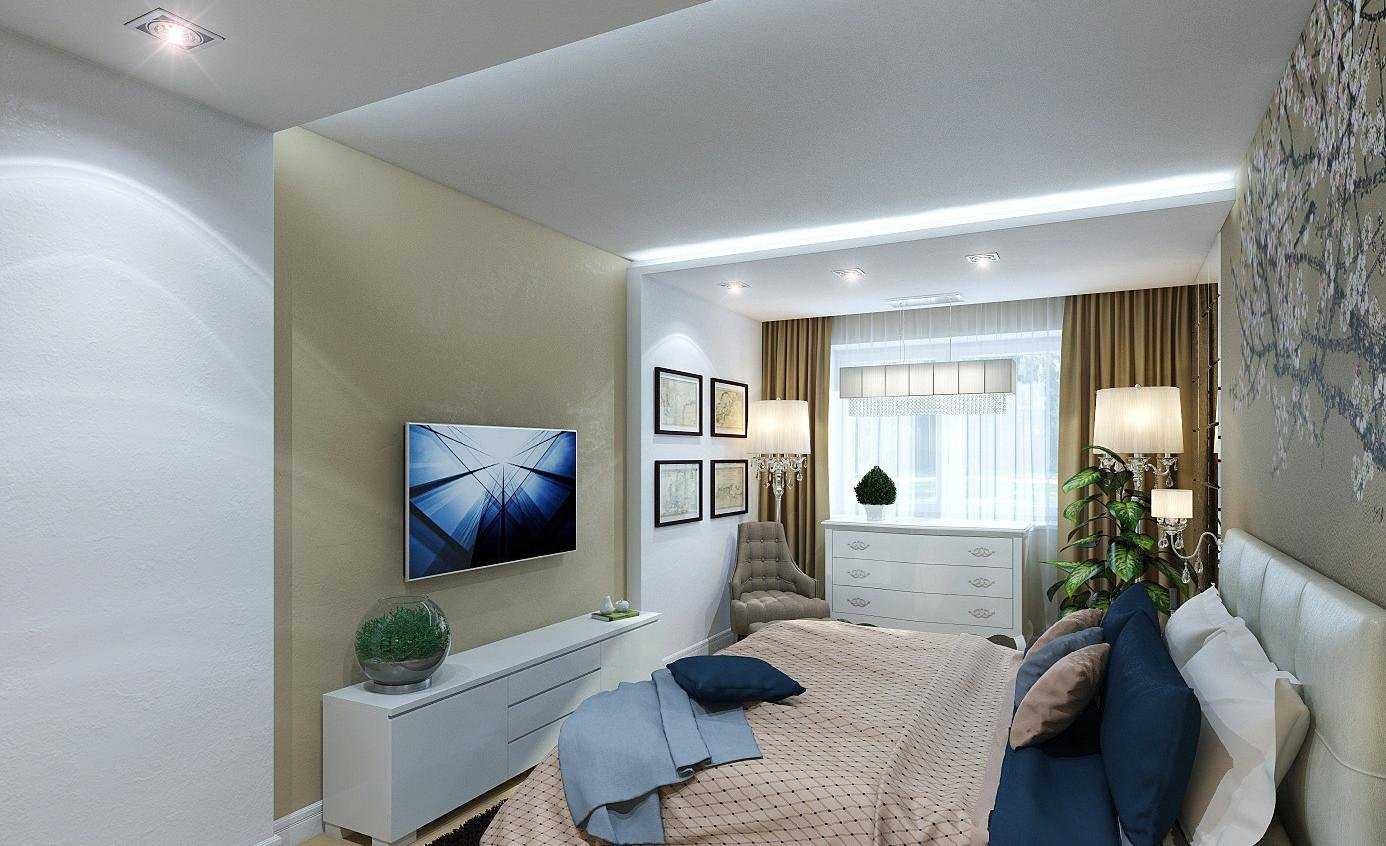 Телевизор в спальне: как выбрать и разместить - фотографии интерьеров