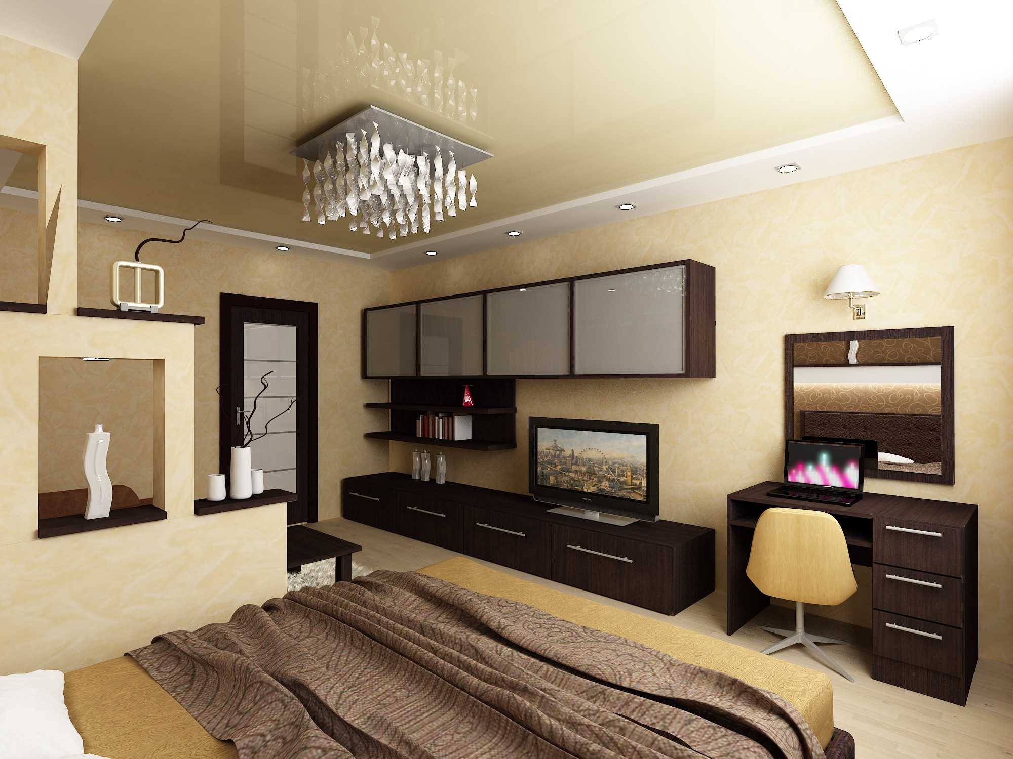 Квадратная спальня - 100 фото лучших идей дизайна, планировки и зонирования спальни