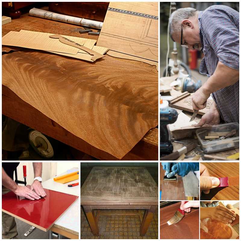 Реставрация мебели своими руками: восстановление древесины, полировки .