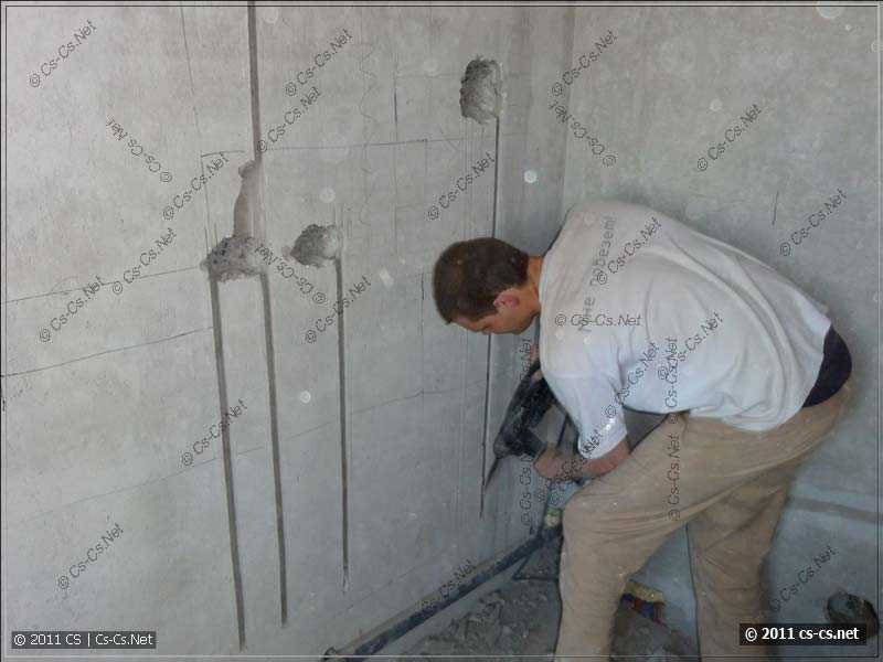 Как сделать штробу под проводку. штробление несущих стен — гост и правила.