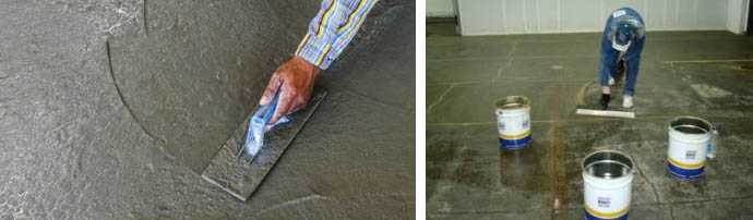 Как правильно железнить бетон цементом