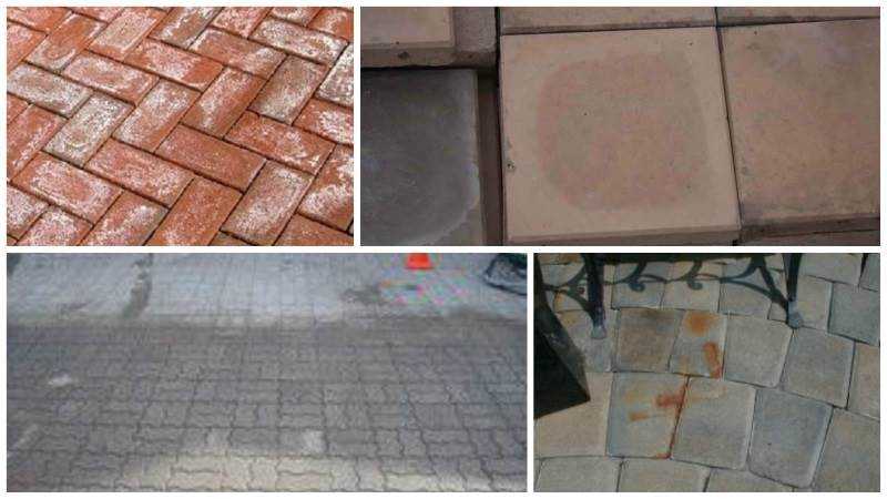 Чистка тротуарной плитки — эффективные способы и методы очистки