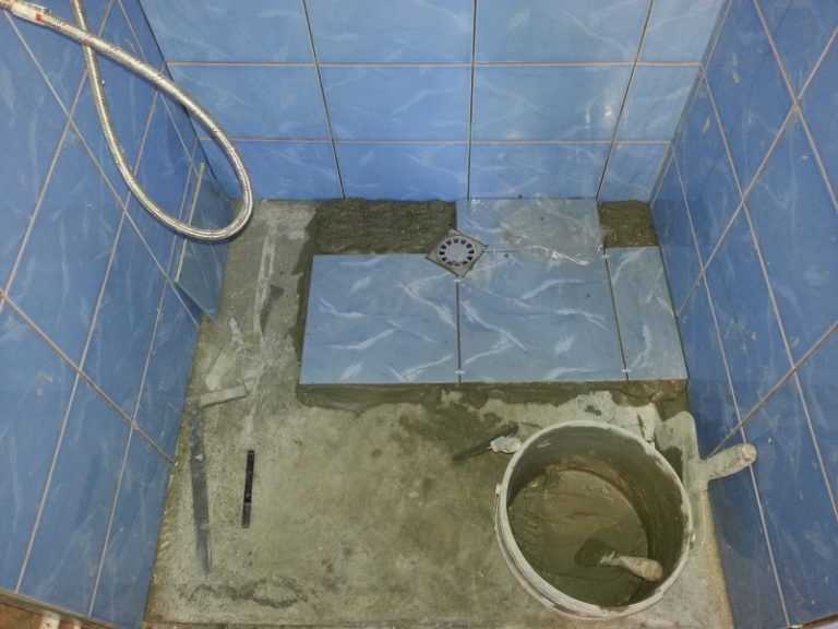 Душ в ванной без душевой кабины из плитки: инструкция