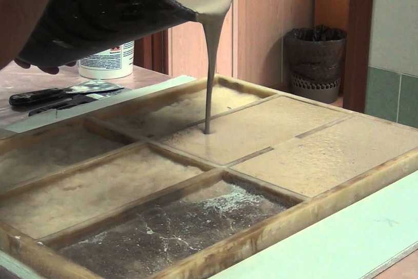 Мрамор из бетона: материалы и технология производства искусственного камня