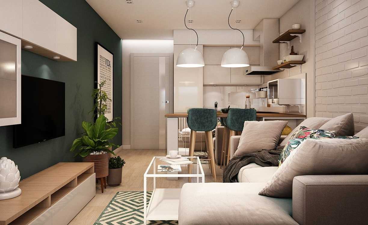 Как обустроить однокомнатную квартиру? дизайн однокомнатной квартиры: фото :: syl.ru