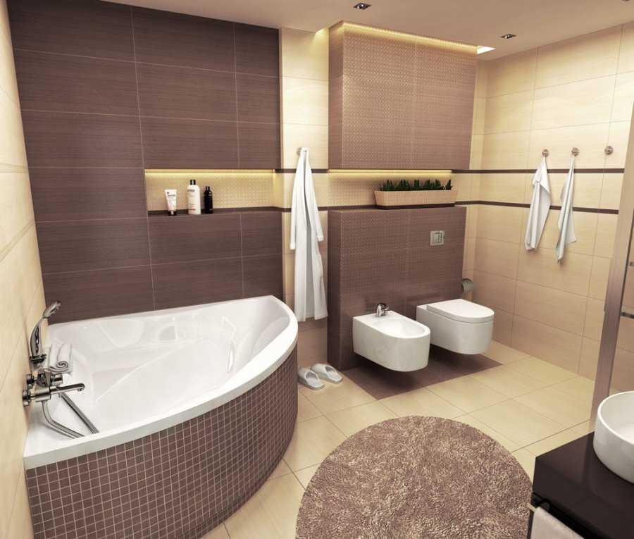 В последнее время популярны ванные комнаты с угловыми ваннами, дизайн которых можно выбрать по фото в каталоге или непосредственно в магазине Современные модели отлично вписываются в любой интерьер, различаются размерами, конфигурацией, материалами