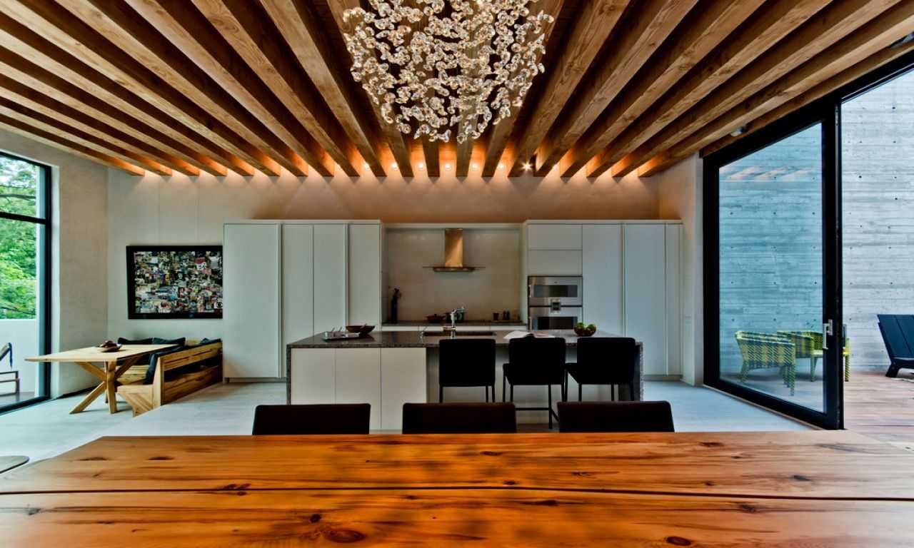 Как выбрать подходящий вариант отделки из древесины Как вписывается деревянный потолок в интерьеры различных стилей