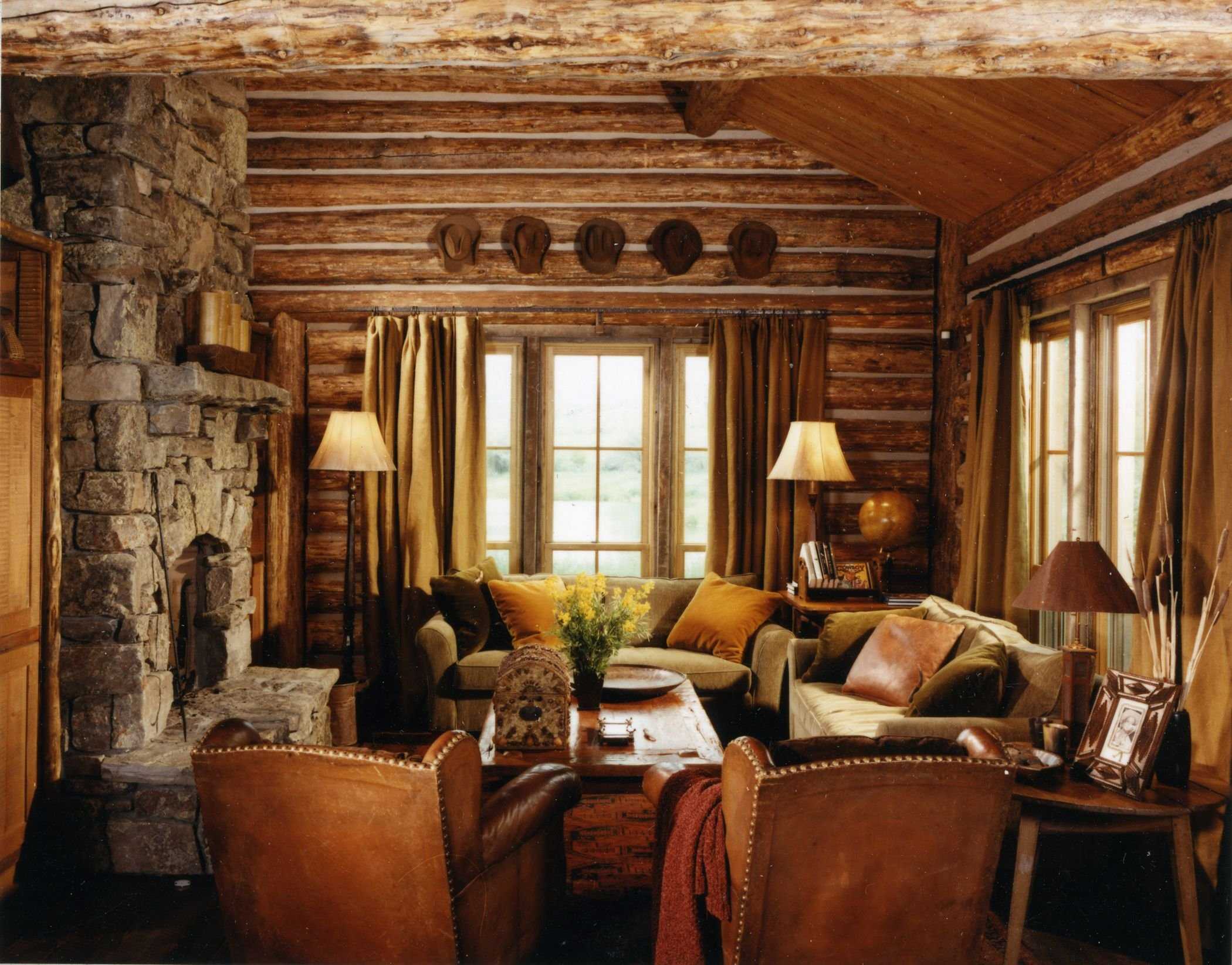 Стиль рустик в интерьере, рустикальный стиль в интерьере деревянного дома и гостиной