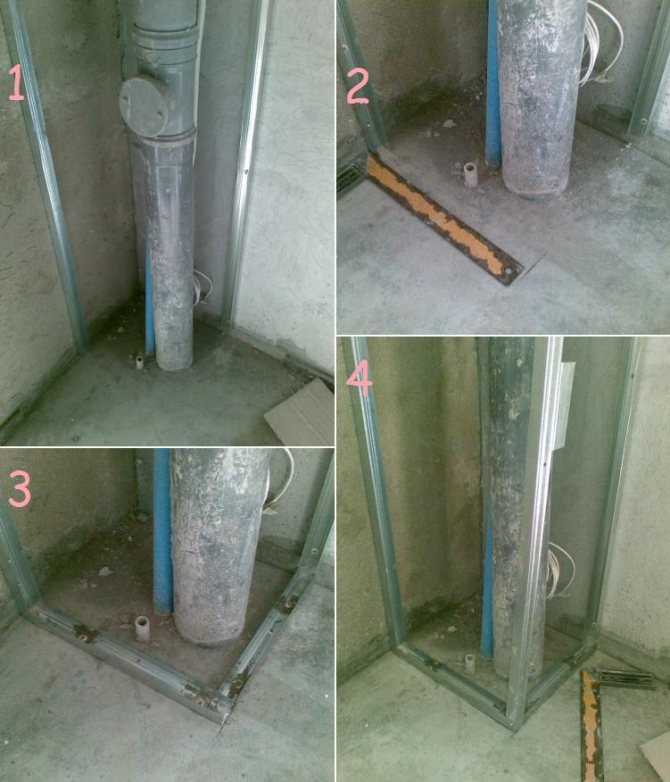 Короб для труб в ванной: выбор конструкции и материала, пошаговая инструкция