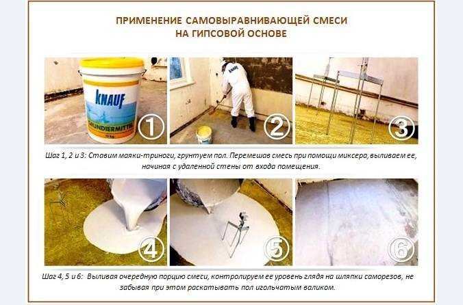Выравнивание пола самовыравнивающейся смесью: пошаговая инструкция + обзор смесей